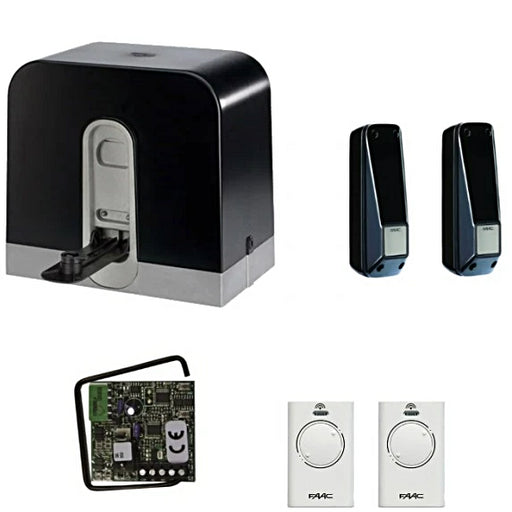 C720 UK KIT - Low voltage gearmotor sliding gates kit up to 500Kg,