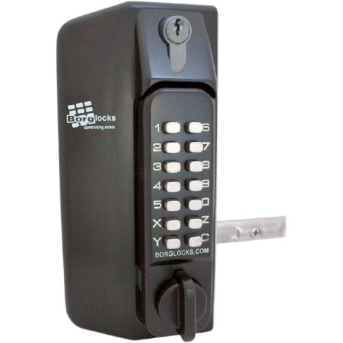 BL3130DKO - Metal Gate Lock With Keypad Both Sides With Dead Locking Key Override BL3130DKO