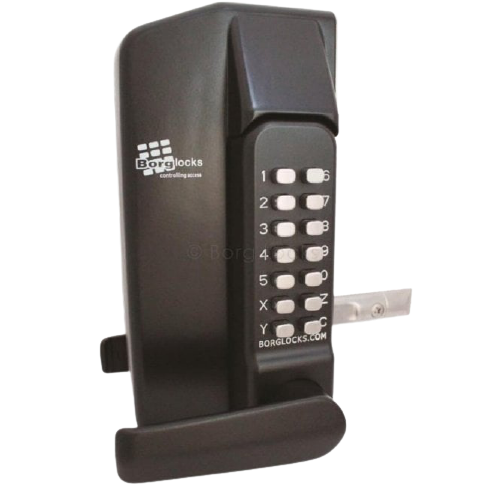 BL3430 - Metal Gate Lock With Lever Handle Keypad Both Sides