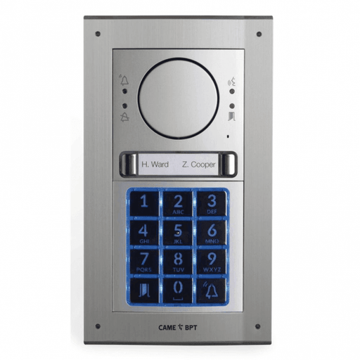 Flush mount 2 button GSM intercom kit MTMFKGSM2D with keypad