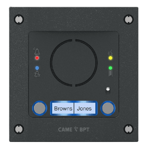 Flush mount Vandal Resistant 2 button GSM intercom kit MTMFVRGSM2D