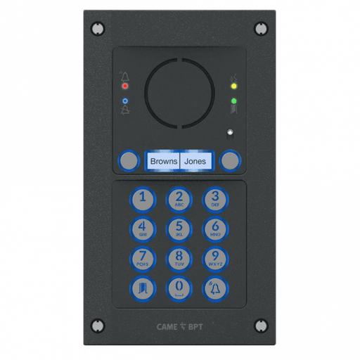 Flush mount Vandal Resistant 2 button audio GSM intercom kit MTMFVRKGSM2D with keypad