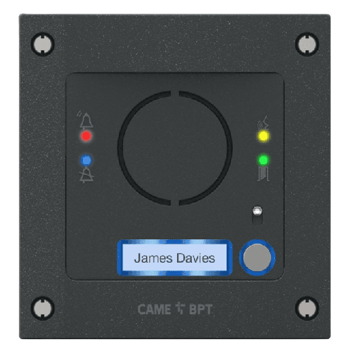 Surface Mount Vandal Resistant 1 button GSM intercom kit MTMSVRKGSM1 with Rain Shield