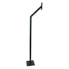 GNP-1L - Lorry Height Post - Powder Coated Black