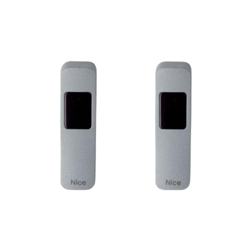 EPSAB - Pair of outdoor Burglar-Resistant Bluebus photocells with a metal body