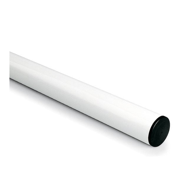 G0602 - White painted tubular bar 6.8m