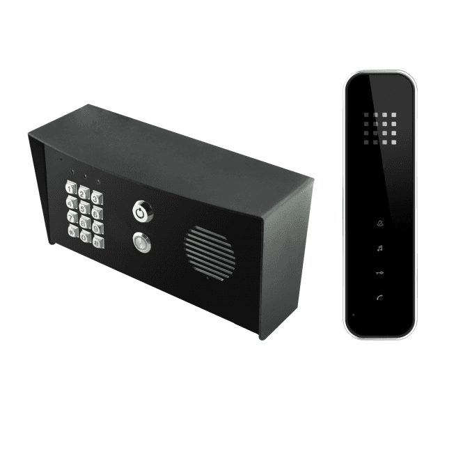 SLIM-HF-IMPK-PED Slim Hardwired Audio Imperial Kit (All Black) with Keypad - Handsfree