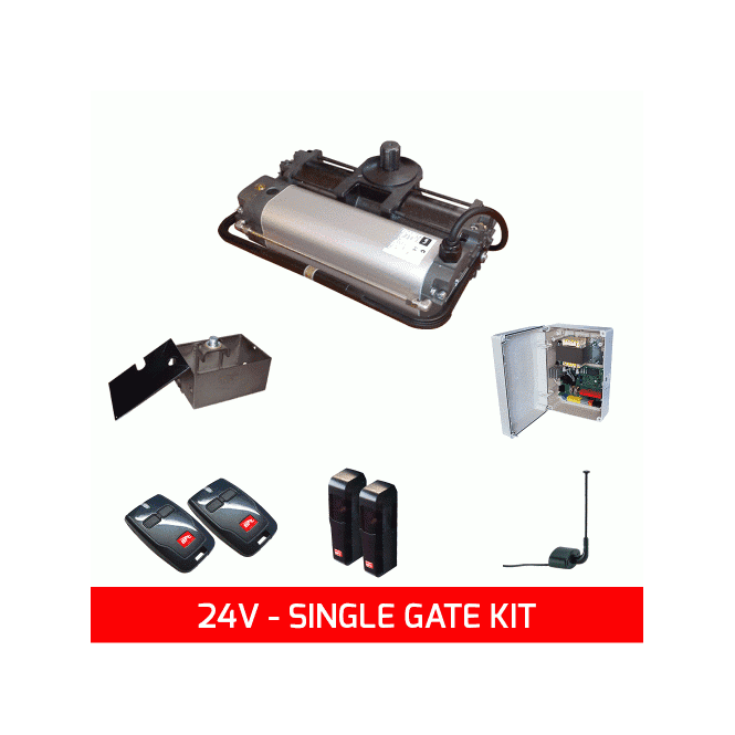 SUB BT Kit - Hydraulic Underground Swing Gate Kit for Gates up to 2.5m (24v)