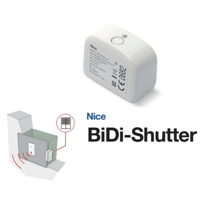 BiDiShutter Interior bidirectional interface for tubular motor