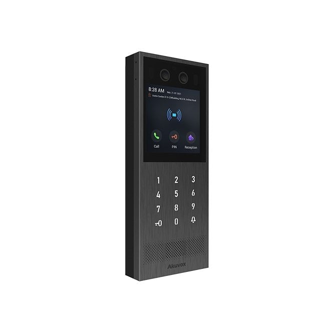X912S - Vandal Resistant SIP Video Intercom, Digital Keypad, Face Recognition, Bluetooth, RFID & QR Code