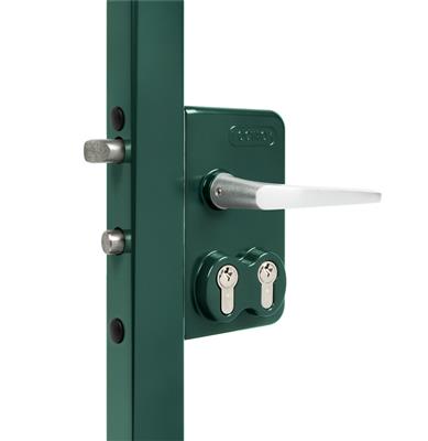 LDKZ D1 - Double cylinder gate lock for swing gates