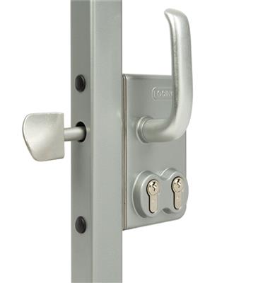 LGKZ D1 - Double cylinder gate lock for sliding gates