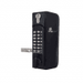 Borg BL3130ECP mechanical gate lock with back to back keypads and inside paddle handle with 65-80mm latch - black finish with code reset function