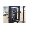 Borg BL3430ECP mechanical gate lock with back to back keypads and free turn lever handle with 65-80mm latch - black finish with reset function