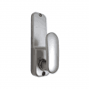 Borg BL2202 mechanical gate lock with keypad and 28mm latch for internal doors - satin chrome finish with holdback function