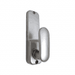 Borg BL2402ECP mechanical gate lock with keypad and 28mm latch for internal doors - satin chrome finish with code reset, holdback & free turn lever function