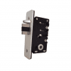 Borg BL2202 mechanical gate lock with keypad and 28mm latch for internal doors - satin chrome finish with holdback function