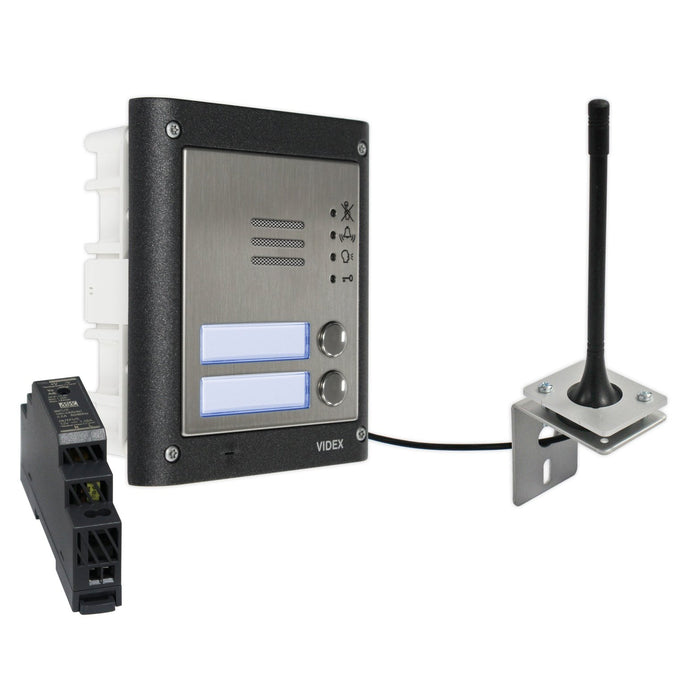 Videx GSM4K 4G GSM intercom with matt finish (mounting and stations are optional)