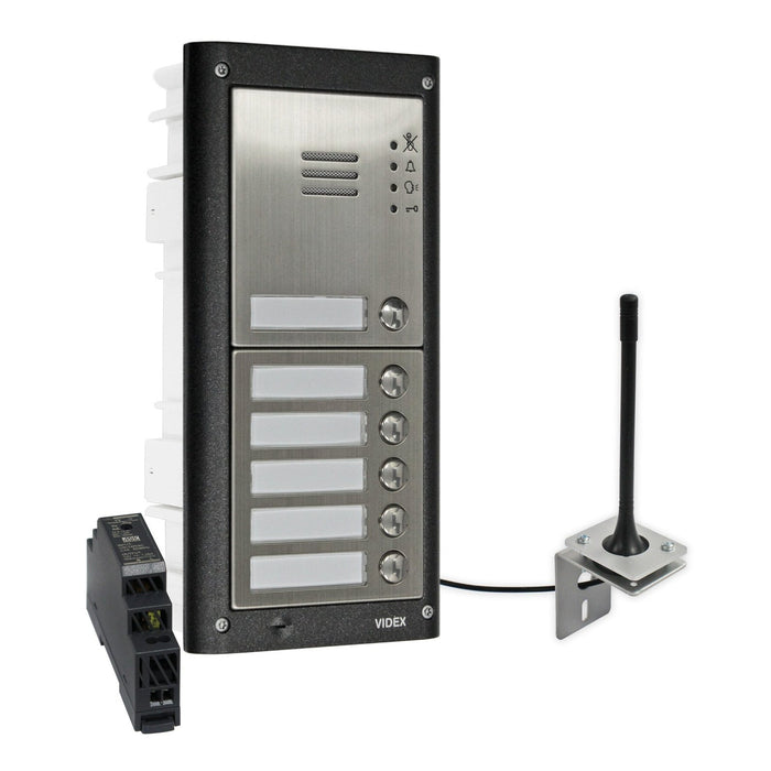 Videx GSM4K 4G GSM intercom with matt finish (mounting and stations are optional)