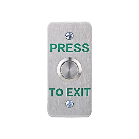 RTE-AF - Architrave Stainless Exit Button, Flush