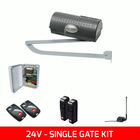 KITIGEABTSGL - Igea BT 24V Single Kit gate automation electromechanical operator for swing gates up to 2.5 m