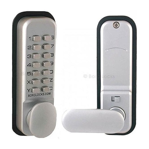 BL2201 - Borg Locks SC Thumbturn, keypad, inside paddle handle, optional holdback, 60mm latch