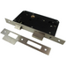 BL5453 - Flat bar lever handles, keypads x 2, back to back 60x72mm euro profile lock case