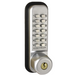 BL2701 ECP - Easicode Pro ECP Hexagonal knob, keypad, key overide, 6 pin cylinder inside paddle handle, optional holdback, 60mm latch
