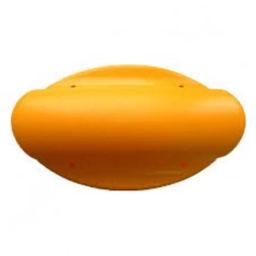 Yellow plastic cover for GARD8 barrier arm