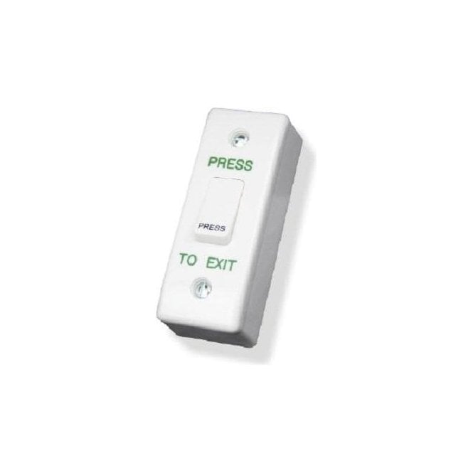 RTE002S - Architrave Plastic Exit Button, Surface — Gate Automation Shop