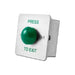 RTE-SFD - Domed Stainless Exit Button, Flush