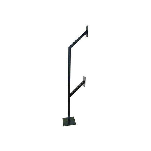 GNP-2CL - Dual Car / Lorry Post - Powder Coated in Black