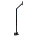 GNP-1L - Lorry Height Post - Powder Coated Black