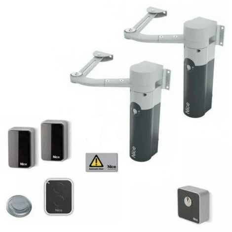 WALKY2024KCE - WALKYKIT 2024 Kit for swing gates with leaves up to 1.8 m, 24 Vdc, with articulated arm, surface mounted