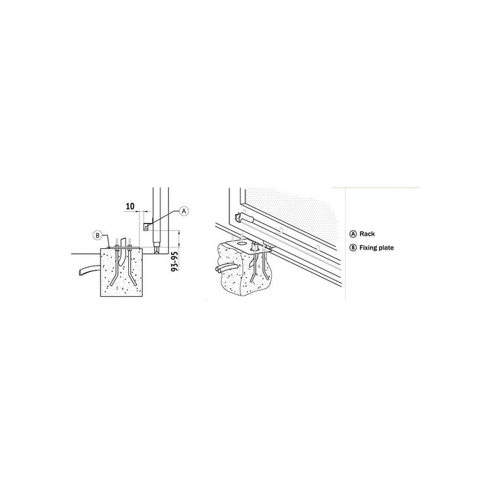 G30/1804 - Electromechanical gate automation motor 230V AC with built-in control unit H70